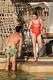 Lindsay Lohan Red Swimsuit. Nice (7)