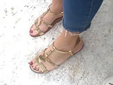 Golden sandals (9)