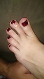 Long toes wife's feet (4)