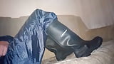 Dunlop rubber boots and blue rainwear  (5)