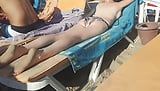 Tall gf hot ass sideboobs, sexy soles at beach (10)