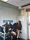 Hot teens on the train candid spy (3)