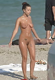 Tattooed girl nude at beach (5)
