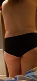 Wife s_sexy_bbw_ass_dressing_in_black_underwear_shorts (16/44)