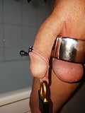 Chastity_pierced_cock_ _stretched_Ball (10/12)