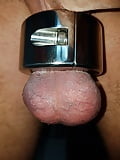 Chastity_pierced_cock_ _stretched_Ball (9/12)