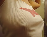 Wife_Blow_Dry_Braless (2/8)