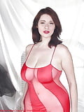 Kathryn_Karen_Macgregor_out_of_a_red_dress (4/89)