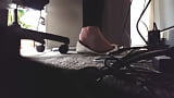 Co-Worker Shoeplay Dangle_ Heel Pop_ Crush (15/39)