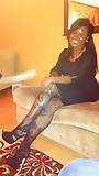 Black Women in Black Stockings & Pantyhose (21)