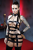Christy Mack Posing In Harness & Boots (79)