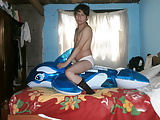 Yashaii Moran and Inflatable whale (6)
