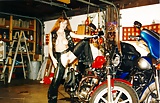 Biker Chick - Red hair and chaps (13)
