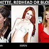 Celebrity Brunette, Redhead or Blonde (5)