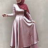 Hijabitch Melayu Baju Ketat Satin (5)