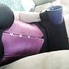 MILF in Purple Corset & Satin Gloves Playing with Huge Tits (6)