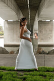 Latina_Ella_Knox_flaunts_her_curvy_body_ _cleavage_in_a_tight_dress_outdoors (1/13)