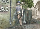 Women in Military Uniform - WWII Big Boob Action (5/22)