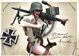 Women in Military Uniform - WWII Big Boob Action (2/22)