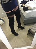 Skirt and thigh high boots (19)