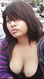 Candid Downblouse Latina Cleavage (7)