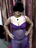 desi indian nri wife in night wear showing nipple (7)