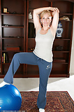Playing with her yoga ball !! (43)