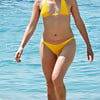 Aliexpress_slut_Alla_ slut_on_public_beach_in_yellow_bikini  (11/16)