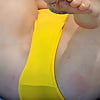 Aliexpress_slut_Alla_ slut_on_public_beach_in_yellow_bikini  (15/16)