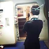 Korean air hostess takes self pics (36)