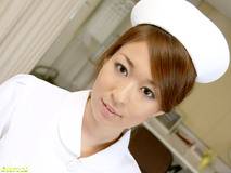 Cute Japanese nurse Risa Misaki masturbates at work before getting fucked (9)