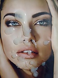 Adriana Lima Gets Her Face Cumed On (5)