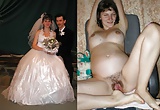 Pregnant bride dressed undressed (11)