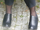 Wife Feet Pantyhose cuckold feet (10/13)