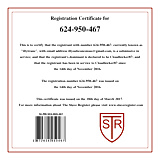 The Slave Register Certificate  (1)